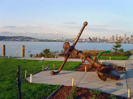 alki beach, view point