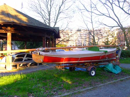 south lake union park, russian boat
