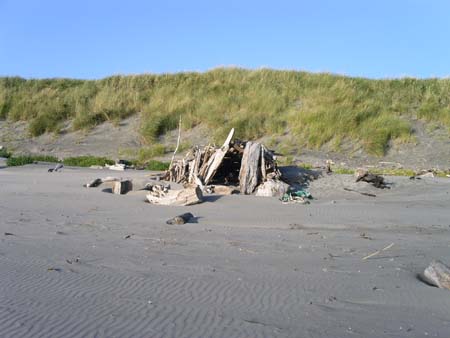 pacific ocean, oregon coast, shelter