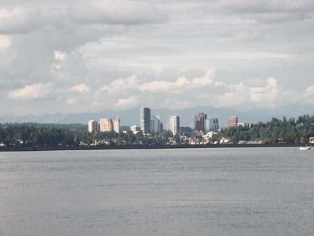 lake washington, view to Bellevue